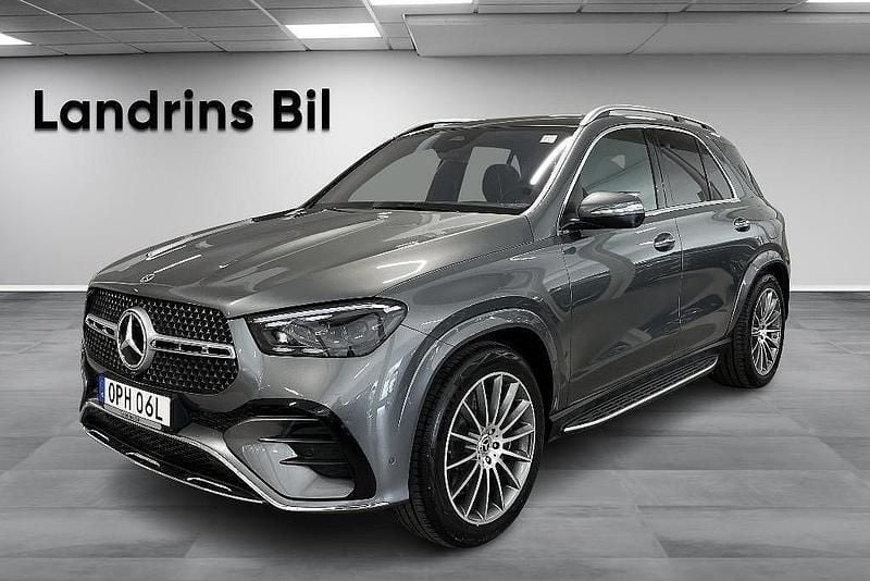 Grå (selenitgrå metallic) Ny 2024 Mercedes GLE350 AMG line SUV | 999 900 kr (Lite dyr) - Bild 1/4