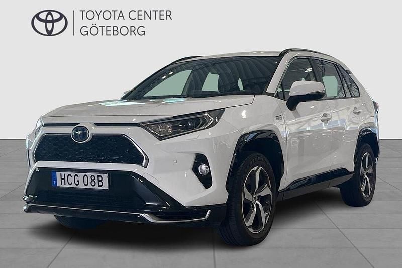 Vit Begagnad 2021 Toyota RAV4 Hybrid Edition SUV | 364 900 kr (Marknadspris) - Bild 1/3