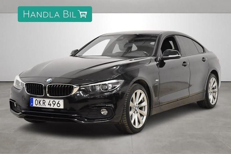 Svart Begagnad 2017 BMW 420 Sport Line Sedan | 249 900 kr (Superpris) - Bild 1/4