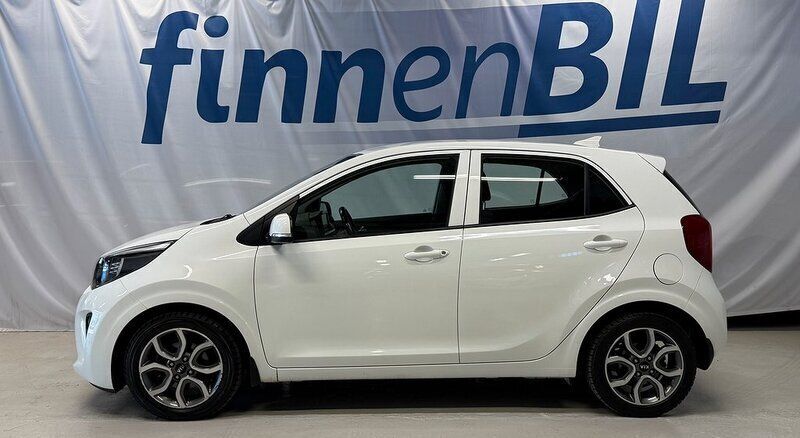 Vit Begagnad 2019 Kia Picanto Halvkombi | 89 500 kr (Marknadspris) - Bild 1/4