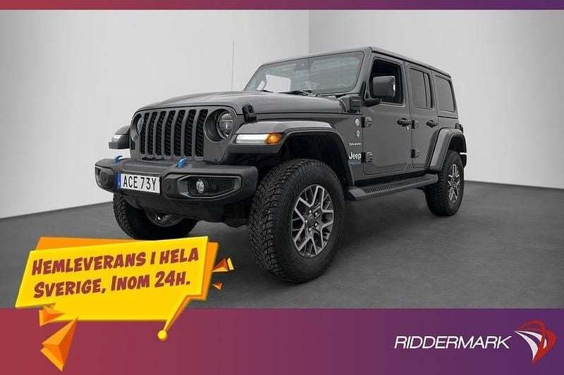 Begagnad Jeep Wrangler Unlimited Sahara 379 HK (278 kW) 2021 Grå SUV