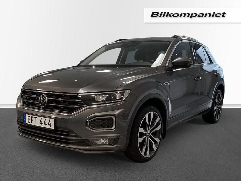 Mörkgrå Begagnad 2020 VW T-Roc R-line SUV | 249 500 kr (Marknadspris) - Bild 1/4