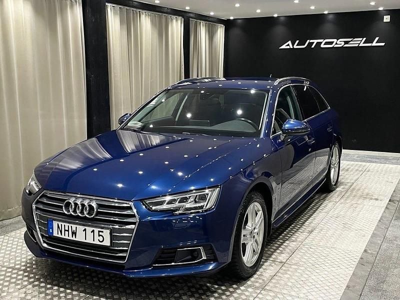 Blå Begagnad 2016 Audi A4 Proline Kombi | 184 900 kr (Marknadspris) - Bild 1/4