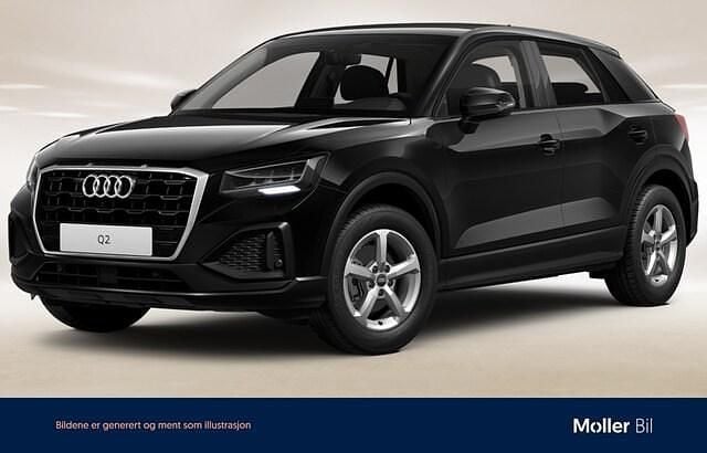 Brilliantsvart Begagnad 2022 Audi Q2 Proline SUV | 199 000 kr (Marknadspris) - Bild 1/4