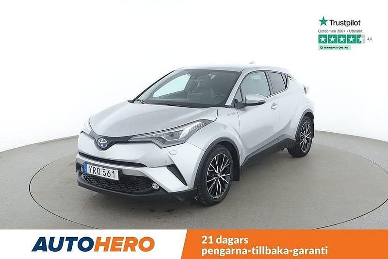 Silver Begagnad 2017 Toyota C-HR Executive SUV | 194 000 kr (Marknadspris) - Bild 1/4