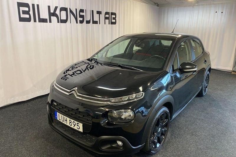 Svart Begagnad 2017 Citroën C3 Halvkombi | 95 000 kr (Lite dyr) - Bild 1/4
