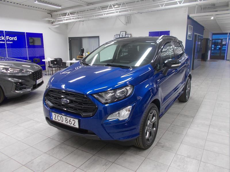 Blå Begagnad 2018 Ford Ecosport SUV | 139 400 kr - Bild 1/4