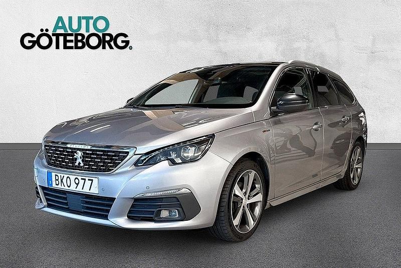 Grå (artense grey) Begagnad 2019 Peugeot 308 GT-line Kombi | 149 900 kr (Marknadspris) - Bild 1/3