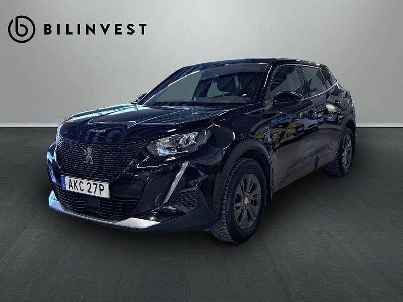 Svart Begagnad 2022 Peugeot e-2008 Active SUV | 194 900 kr (Marknadspris) - Bild 1/4