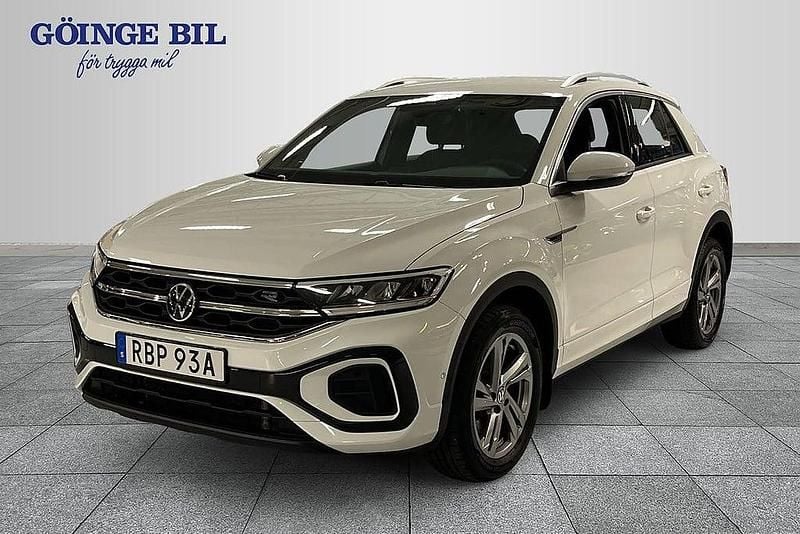 Vit Begagnad 2022 VW T-Roc R-line SUV | 349 000 kr (Marknadspris) - Bild 1/2