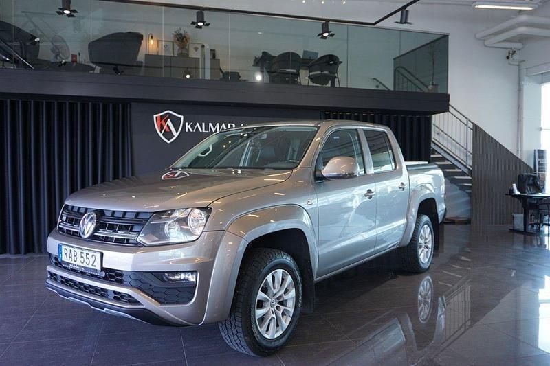 Ljusbrun (brun) Begagnad 2019 VW Amarok Comfortline Pickup | 249 900 kr (Marknadspris) - Bild 1/4