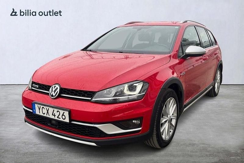 Röd Begagnad 2016 VW Golf Alltrack Kombi | 89 000 kr (Bra pris) - Bild 1/4