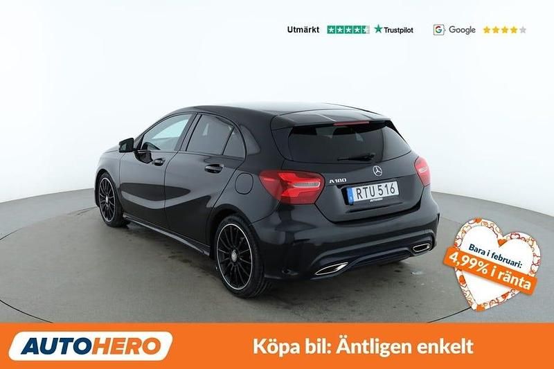 Begagnad Mercedes A180 AMG 124 HK (91 kW) 2015 Svart Halvkombi
