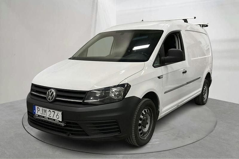 Vit Begagnad 2017 VW Caddy Minibuss | 119 000 kr - Bild 1/4