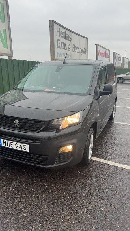 Svart Begagnad 2019 Peugeot Partner Van | 95 000 kr - Bild 1/1