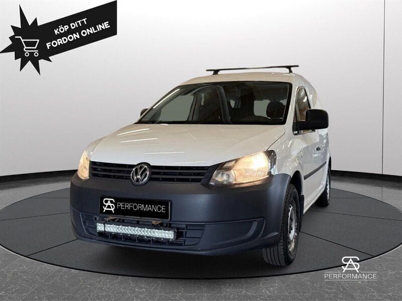 Vit Begagnad 2015 VW Caddy Minibuss | 59 000 kr (Marknadspris) - Bild 1/4
