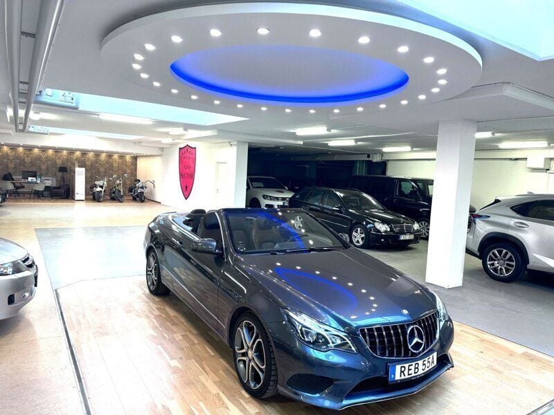 Begagnad Mercedes E200 Avantgarde 184 HK (135 kW) 2014 Mörkgrå Cab