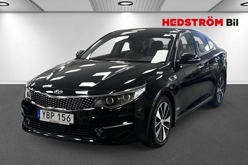 Svart Begagnad 2016 Kia Optima Launch Edition Sedan | 185 000 kr (Lite dyr) - Bild 1/4