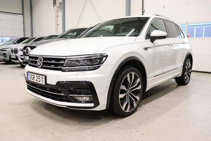 Vit Begagnad 2019 VW Tiguan GTS SUV | 359 900 kr (Dyr) - Bild 1/4