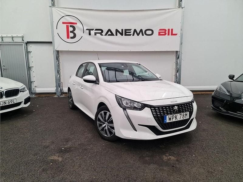 Vit Begagnad 2020 Peugeot 208 Halvkombi | 109 900 kr (Marknadspris) - Bild 1/4