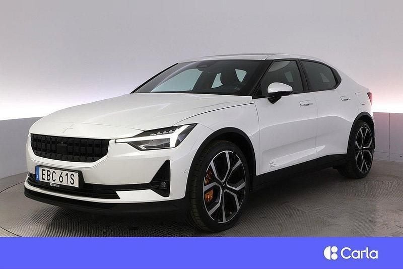 Vit Begagnad 2023 Polestar 2 Performance Sedan | 479 900 kr (Marknadspris) - Bild 1/4