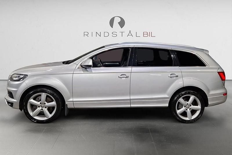 Begagnad Audi Q7 S-Line 245 HK (180 kW) 2014 Silver SUV