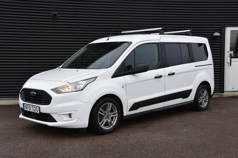 Vit Begagnad 2019 Ford Tourneo Minibuss | 199 900 kr (Bra pris) - Bild 1/4