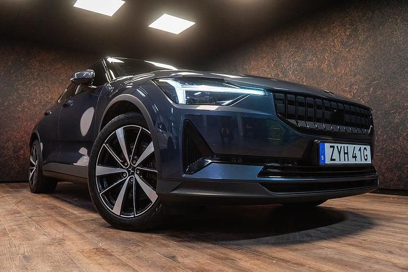 Begagnad Polestar 2 Long Range Single Motor 169 kW (231 HK) 2021 Blå Halvkombi