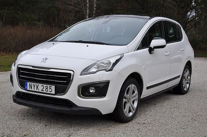 Vit Begagnad 2016 Peugeot 3008 Kombi | 134 900 kr (Marknadspris) - Bild 1/4