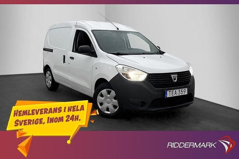Vit Begagnad 2019 Dacia Dokker Express Van | 79 800 kr (Marknadspris) - Bild 1/4