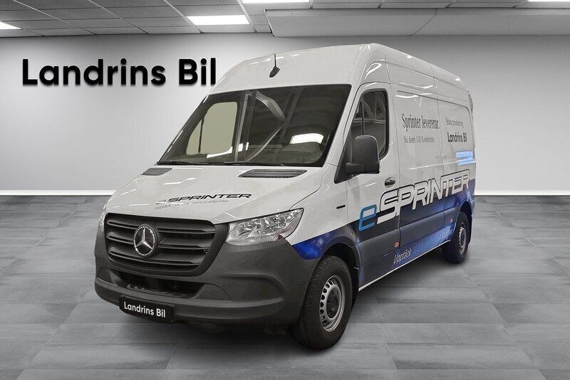 Vit Begagnad 2022 Mercedes E-Sprinter Van | 349 000 kr (Marknadspris) - Bild 1/4