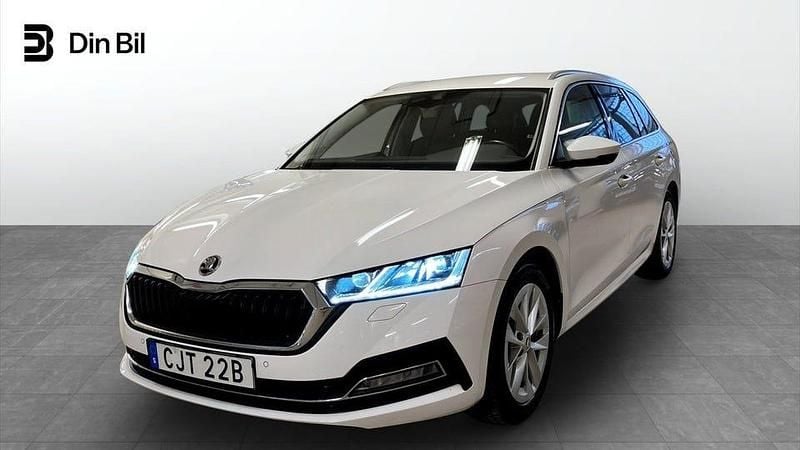 Begagnad Skoda Octavia Business Line 110 HK (80 kW) 2020 Vit Kombi