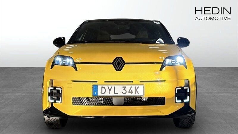 Ny Renault R5 Iconic 110 kW (150 HK) 2025 Gul Halvkombi