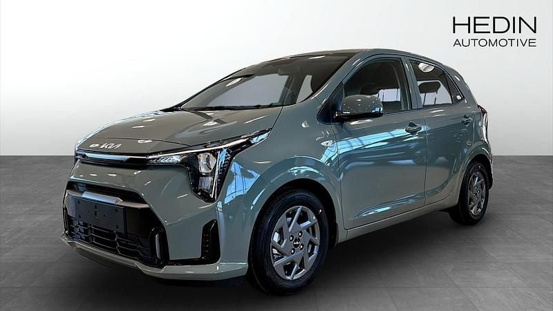 Grön (green) Ny 2025 Kia Picanto Halvkombi | 196 090 kr - Bild 1/4