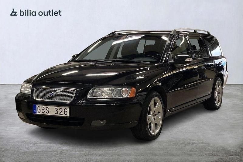 Svart Begagnad 2007 Volvo V70 Momentum Kombi | 44 900 kr (Superpris) - Bild 1/4