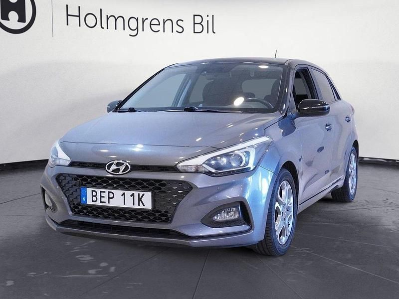 Grå Begagnad 2020 Hyundai i20 Limited Halvkombi | 159 900 kr (Marknadspris) - Bild 1/4
