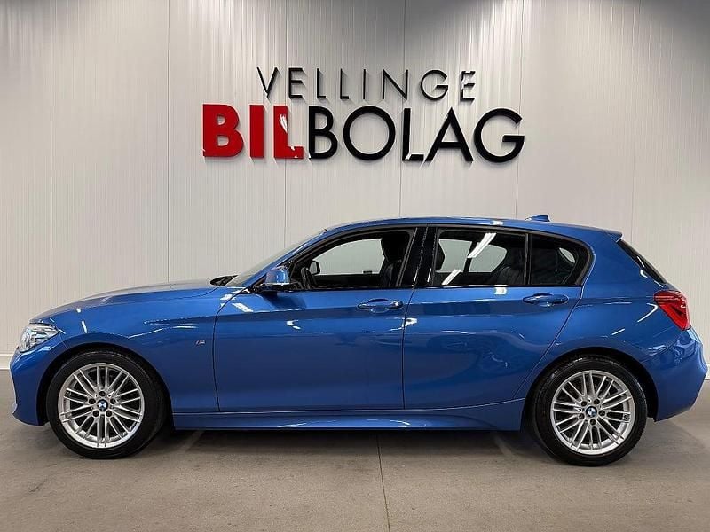 Begagnad BMW 118 M Sport 136 HK (100 kW) 2018 Blå Halvkombi