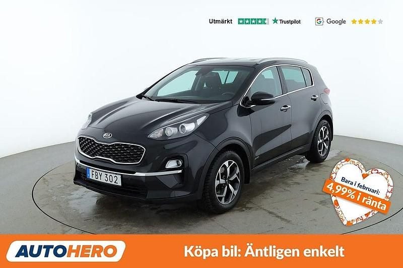 Begagnad Kia Sportage Active 137 HK (100 kW) 2018 Svart SUV