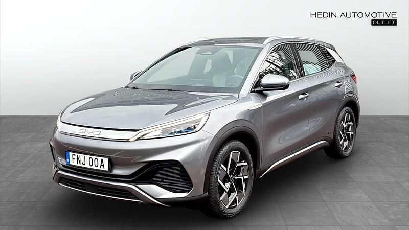 Grå (grey) Begagnad 2022 BYD Atto 3 SUV | 242 900 kr (Bra pris) - Bild 1/4