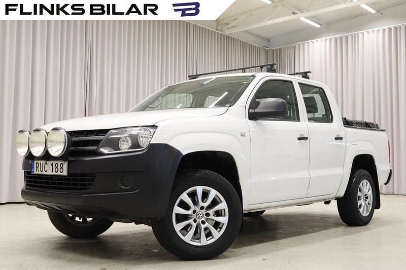Vit Begagnad 2016 VW Amarok Pickup | 189 900 kr (Marknadspris) - Bild 1/4
