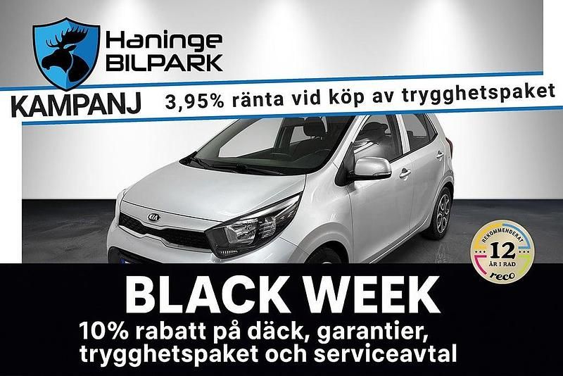 Grå Begagnad 2019 Kia Picanto Advance Halvkombi | 99 995 kr (Marknadspris) - Bild 1/2