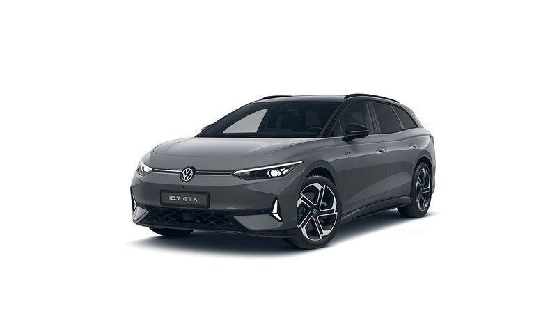 Grå (metallic) Ny 2025 VW ID.7 GTX Sedan | 696 900 kr (Marknadspris) - Bild 1/4