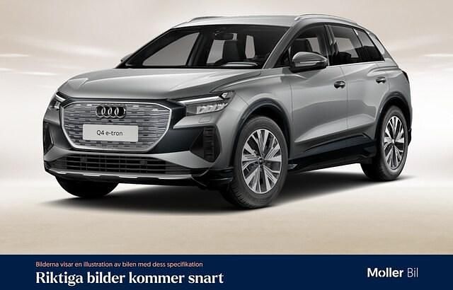 Tyfongrå metallic Begagnad 2023 Audi Q4 e-tron Proline SUV | 389 900 kr (Marknadspris) - Bild 1/4