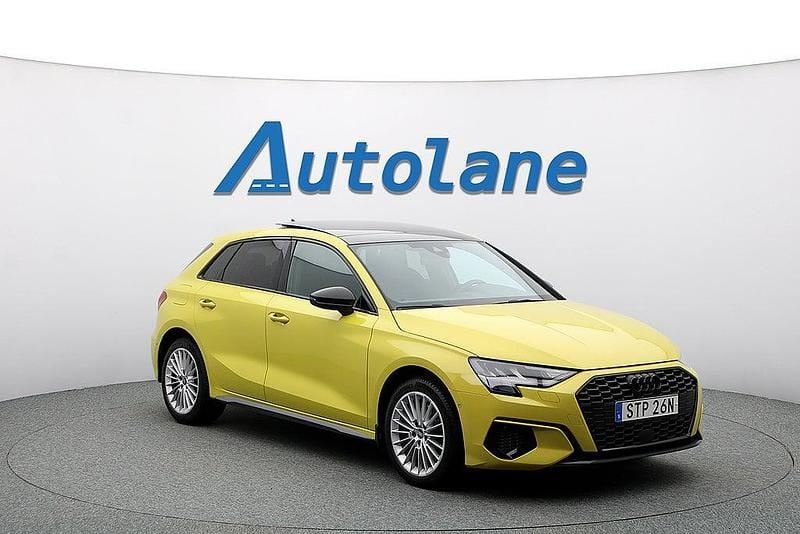 Python yellow metallic Begagnad 2021 Audi A3 | 259 900 kr (Lite dyr) - Bild 1/3