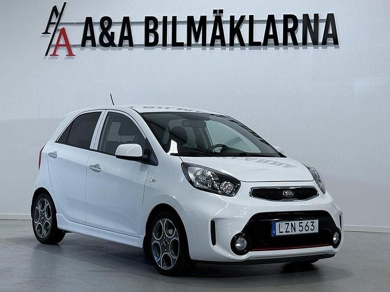 Vit Begagnad 2015 Kia Picanto Halvkombi | 69 900 kr (Marknadspris) - Bild 1/4