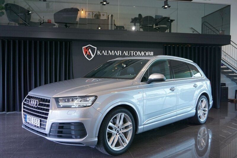 Silver Begagnad 2015 Audi Q7 S-Line SUV | 329 900 kr (Lite dyr) - Bild 1/4