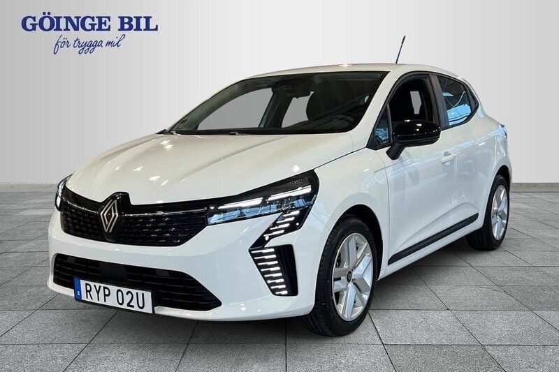 Vit Ny 2024 Renault Clio V Evolution Halvkombi | 235 800 kr (Marknadspris) - Bild 1/4