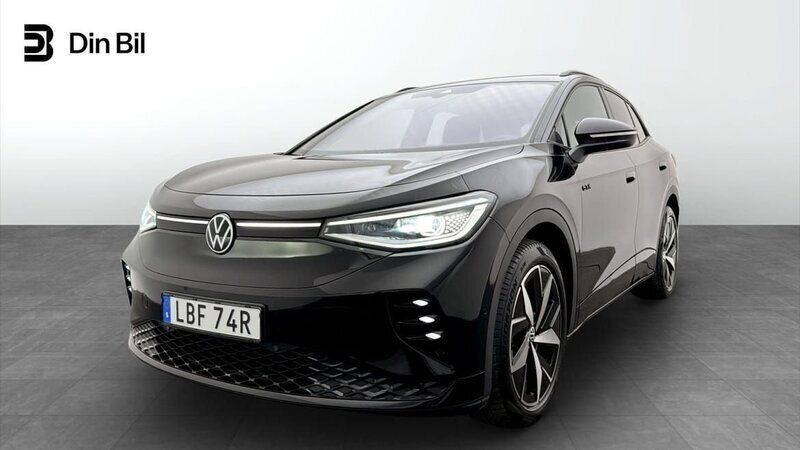 Svart Begagnad 2023 VW ID.4 GTX SUV | 439 900 kr (Marknadspris) - Bild 1/4