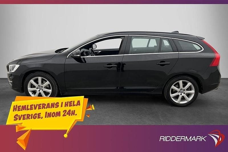 Svart Begagnad 2016 Volvo V60 Momentum Kombi | 164 900 kr (Marknadspris) - Bild 1/3