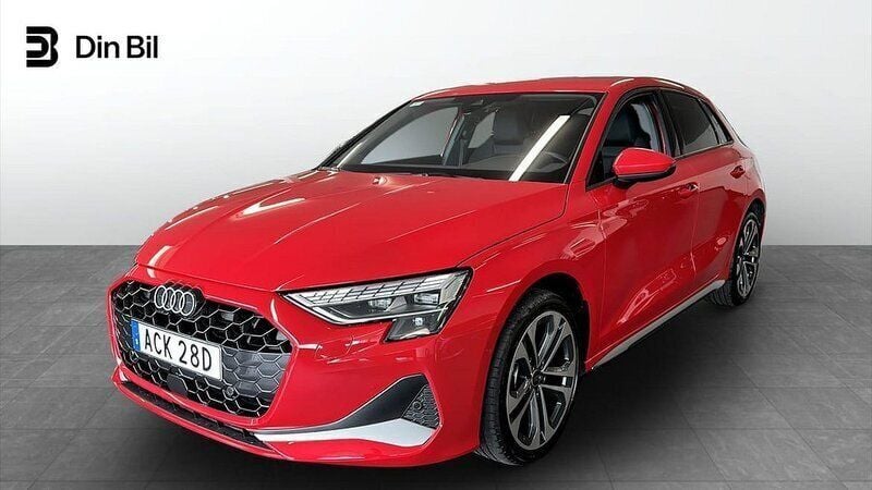 Röd Begagnad 2024 Audi A3 Sportback Proline Halvkombi | 339 000 kr - Bild 1/4